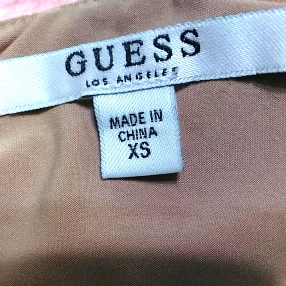 GUESS Sexy Summer White LACE Stretchy Mini Dress - Picture 8 of 8
